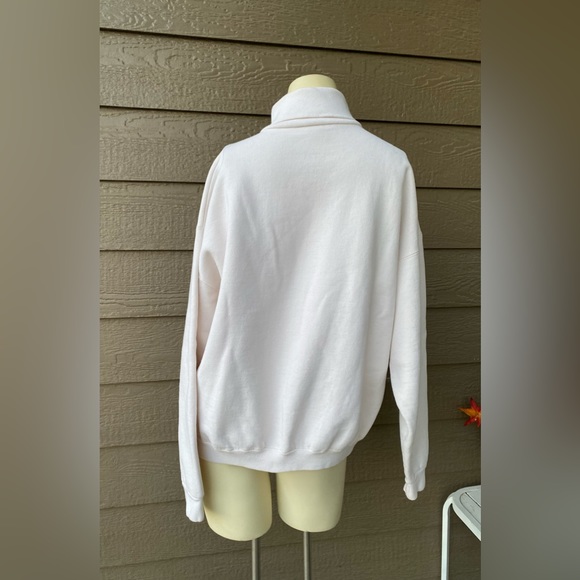 Vintage Tultex Cotton Sioux Chef print Unisex sweatshirt Turtleneck Large - Picture 4 of 12